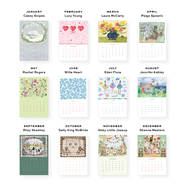 2026 Desktop Calendar Dogwood Hill Wholesale