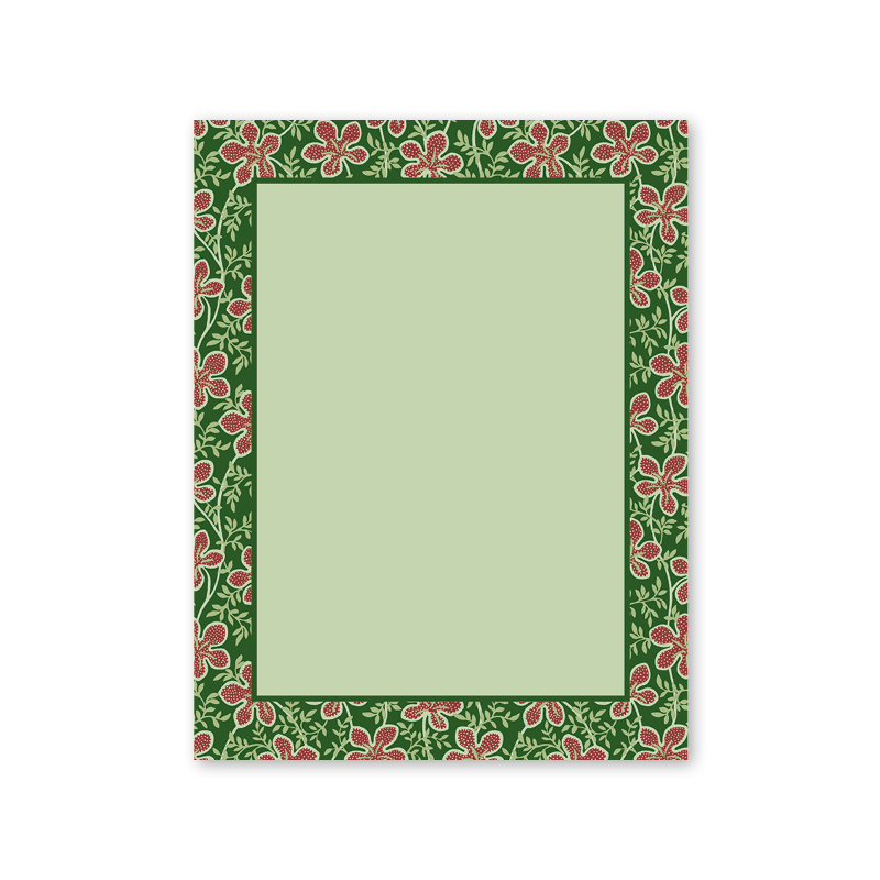 Ghost Blossom Red Notepad