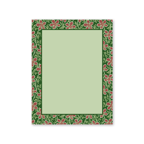 Ghost Blossom Red Notepad
