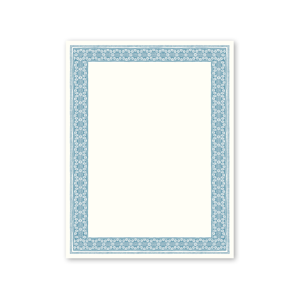 Raleigh Floral Border Notepad