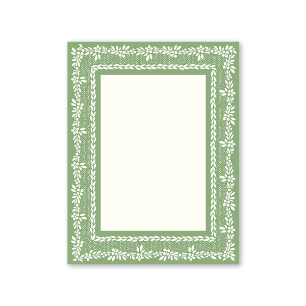 Randolph Sage Border Notepad