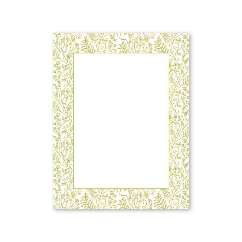 Fern Chartreuse Notepad