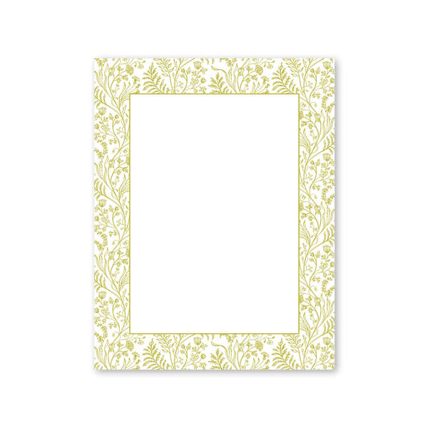 Fern Chartreuse Notepad