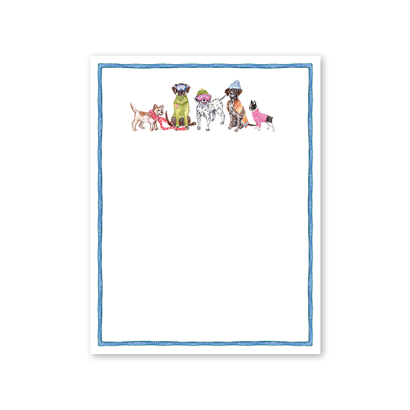 Ski Dogs Notepad