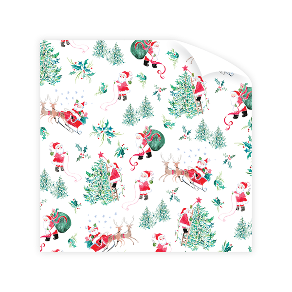 St. Nick Wrapping Paper Sheet