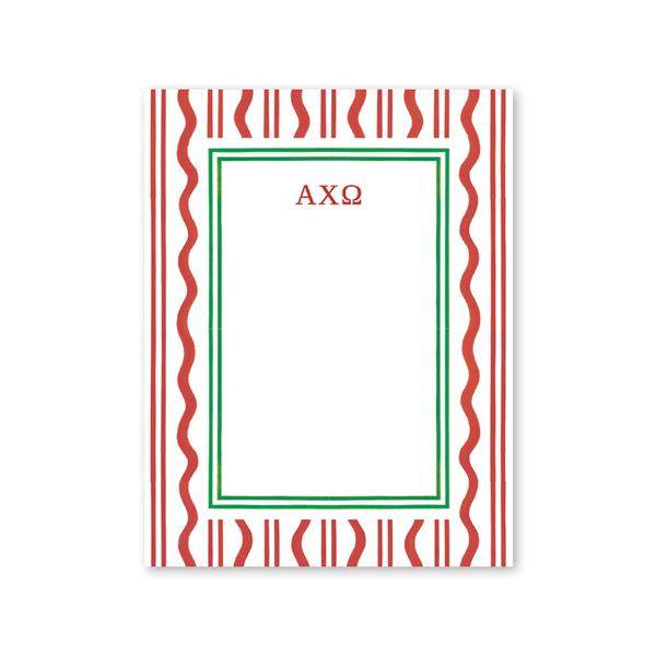 Alpha Chi Omega Toast of the West Coast Greek Notepad