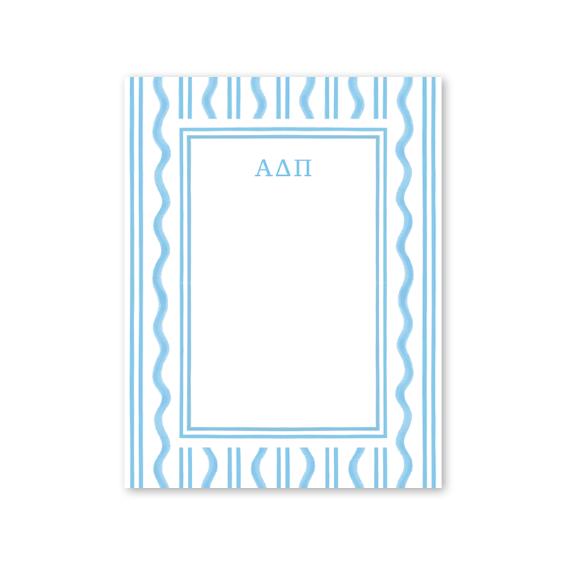 Alpha Delta Pi Toast of the West Coast Greek Notepad