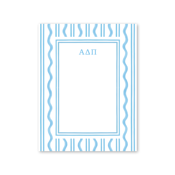 Alpha Delta Pi Toast of the West Coast Greek Notepad