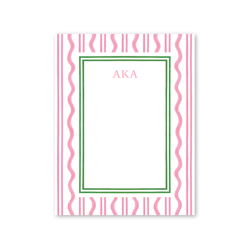 Alpha Kappa Alpha Toast of the West Coast Greek Notepad