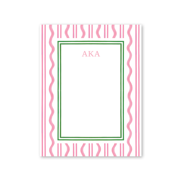 Alpha Kappa Alpha Toast of the West Coast Greek Notepad