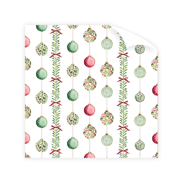 Bella Baubles Wrapping Paper Sheet