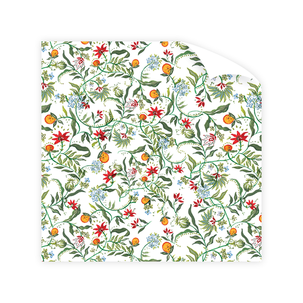 Floridian Christmas Wrapping Paper Sheet