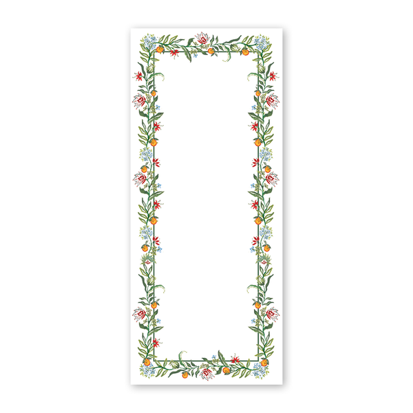Floridian Garland Skinny Notepad