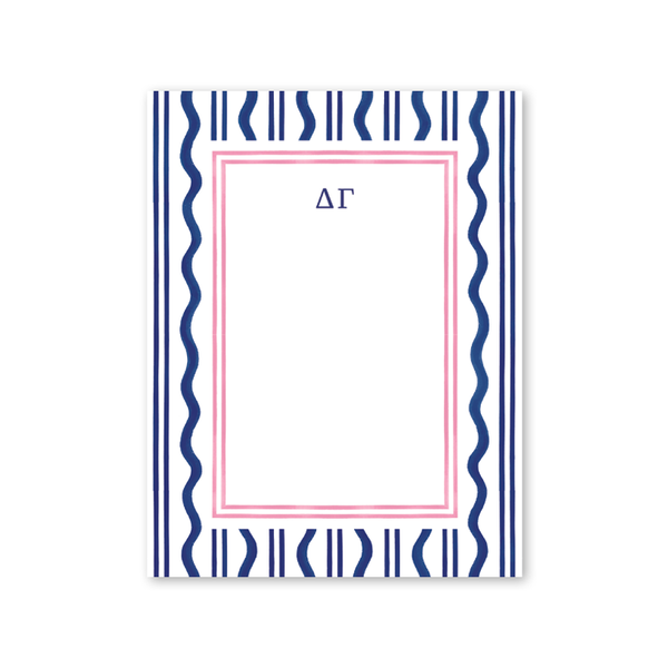 Delta Gamma Toast of the West Coast Greek Notepad
