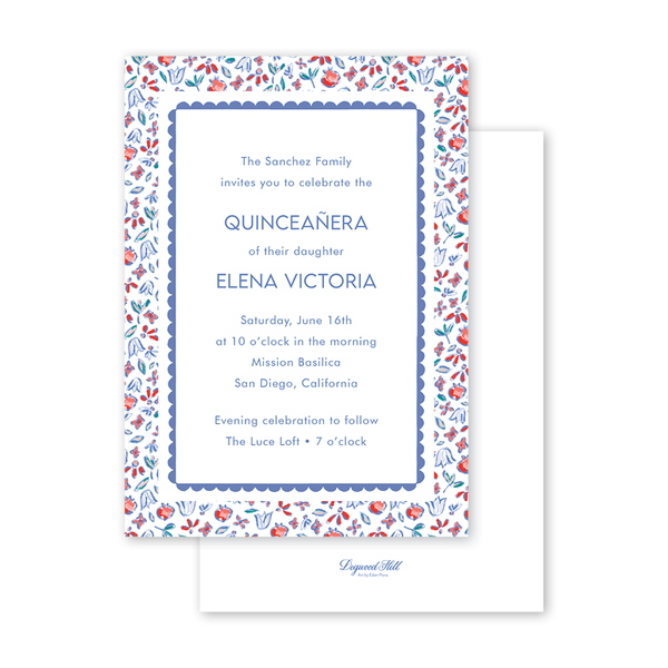 Santa Fe Blue Quinceañera