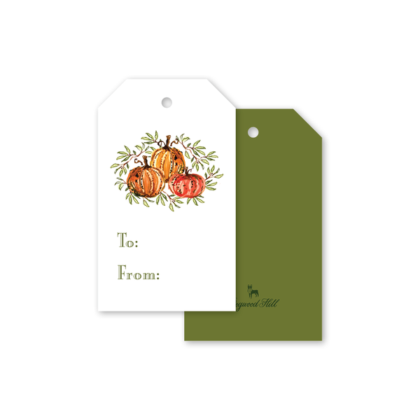 Pumpkin Vine Bunch Gift Tags