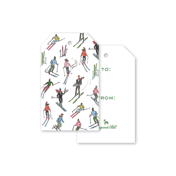 Ski Holiday Gift Tags