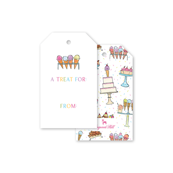 Sweets Shop Ice Cream Gift Tags