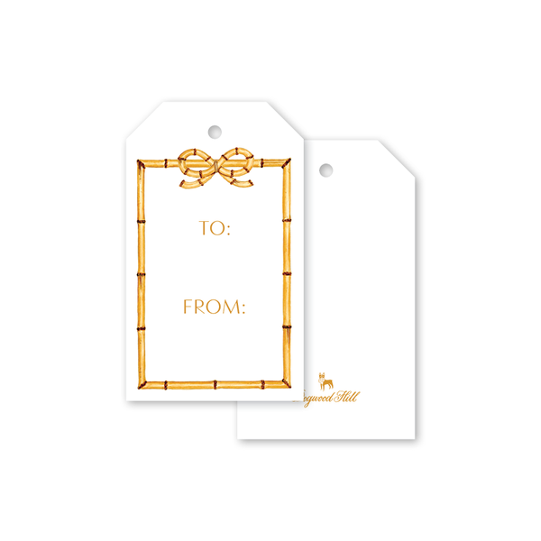 Isla Bahia Bamboo Bow Gift Tags