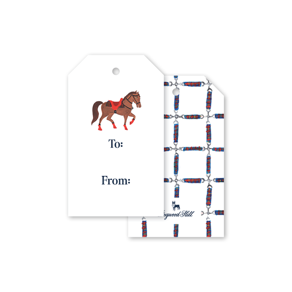 The Polo Lounge Horse Gift Tags