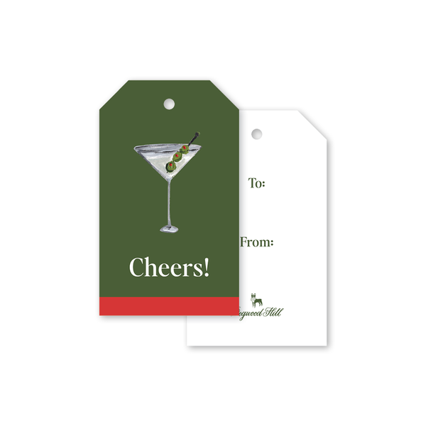 The Polo Lounge Martini Gift Tags