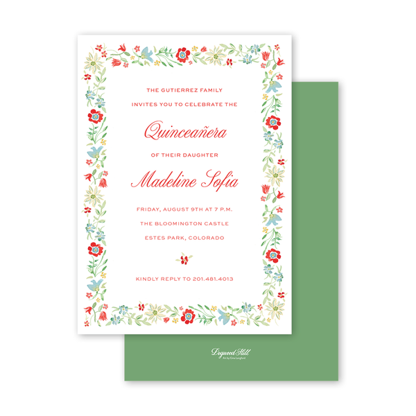 Swedish Blooms Quinceañera
