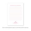 Floral Crest Milestone Cards