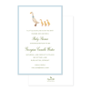 Cottagecore Duckling Blue Imprintable Invitation