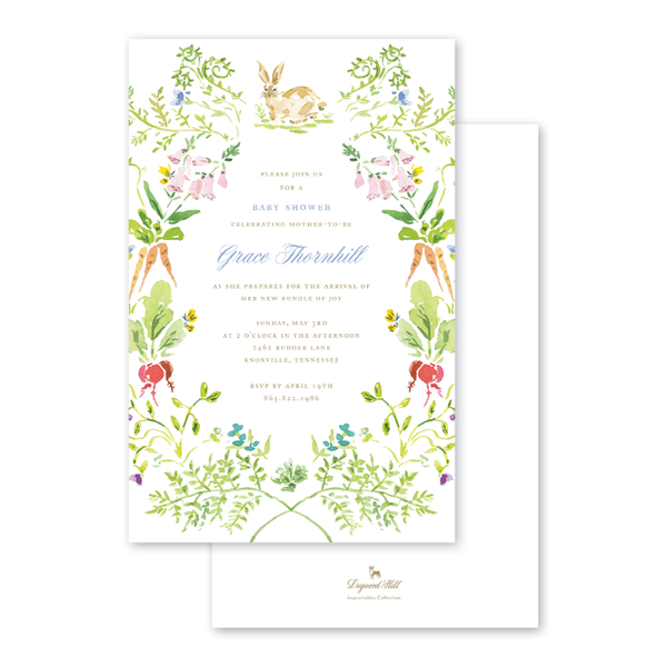 Garden Tales Imprintable Invitation