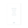 Palm Court Blue Imprintable Invitation