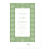 Palm Court Green Imprintable Invitation