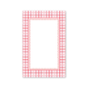 Pink Peppermint Plaid Imprintable Invitation