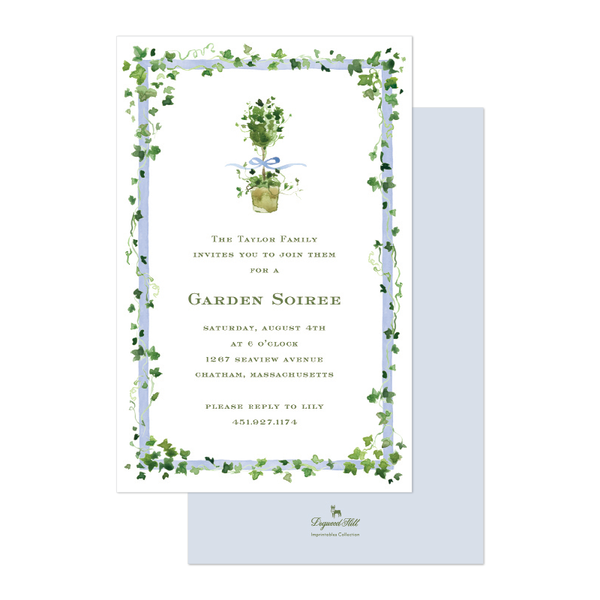 Oxford Ivy Imprintable Invitation