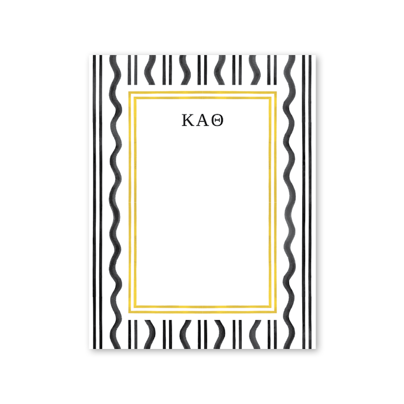 Kappa Alpha Theta Toast of the West Coast Greek Notepad