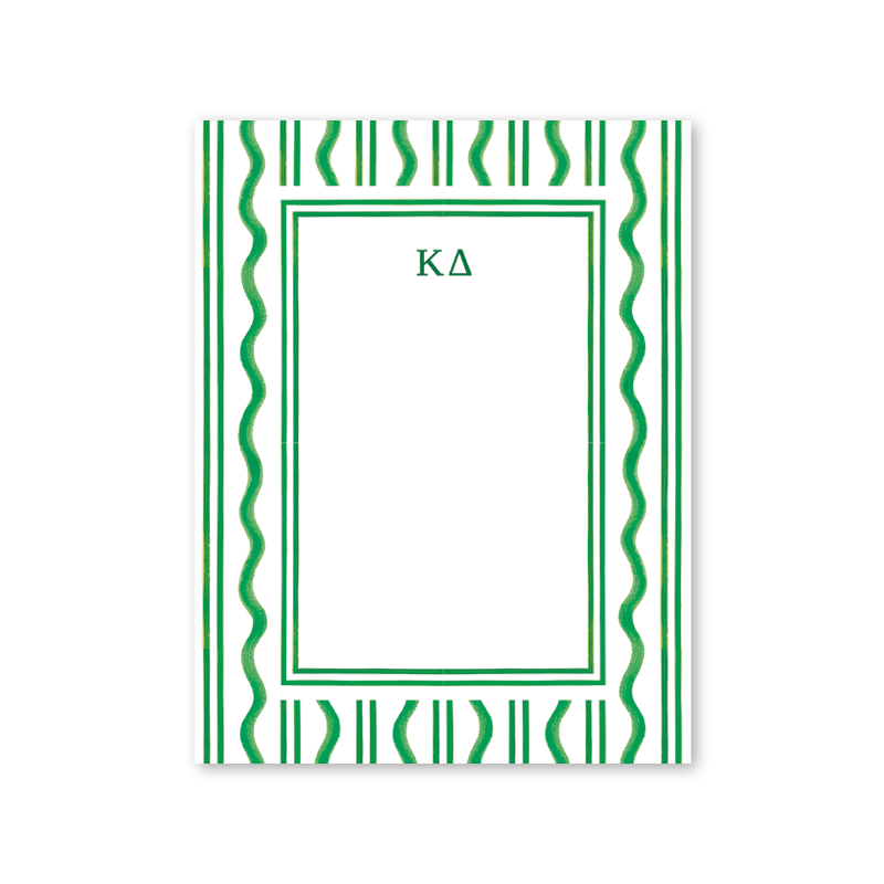Kappa Delta Toast of the West Coast Greek Notepad