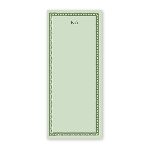 Kappa Delta Dolly Blooms Greek Skinny Notepad