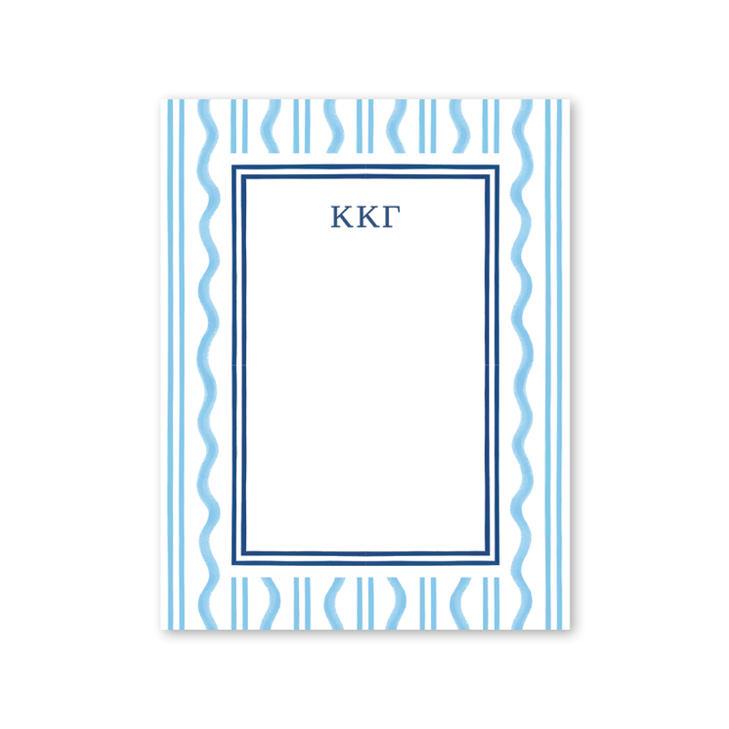 Kappa Kappa Gamma Toast of the West Coast Greek Notepad