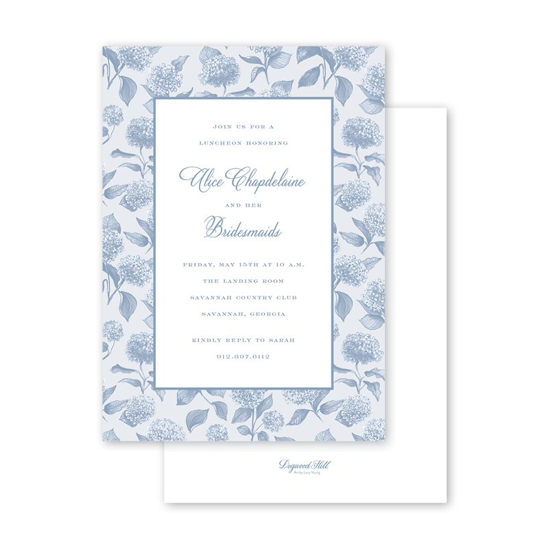 Maison de Frédéric Hortensia Bridal Luncheon