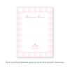 Porcelain Bunnies Pink Milestone Cards