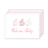 Porcelain Bunnies Pink Milestone Cards
