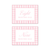 Cavalier Garden Gingham Pink Milestone Cards
