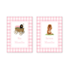 Cavalier Garden Pink Milestone Cards