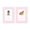 Cavalier Garden Pink Milestone Cards