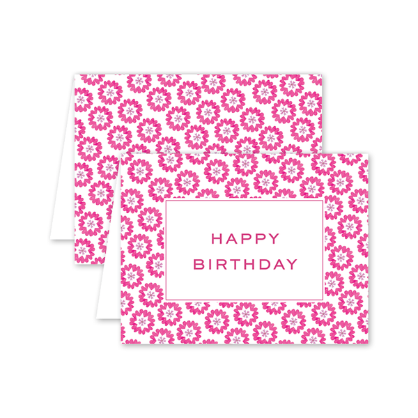 Cerulean Spring Blooms Pink Birthday