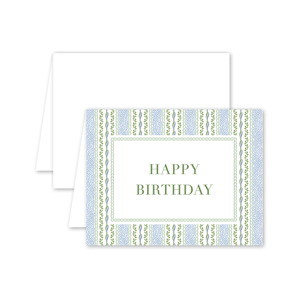 Christine's Hydrangeas Stripes Birthday