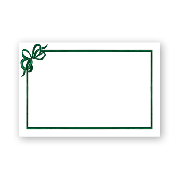 Holiday Bows Green Placemats