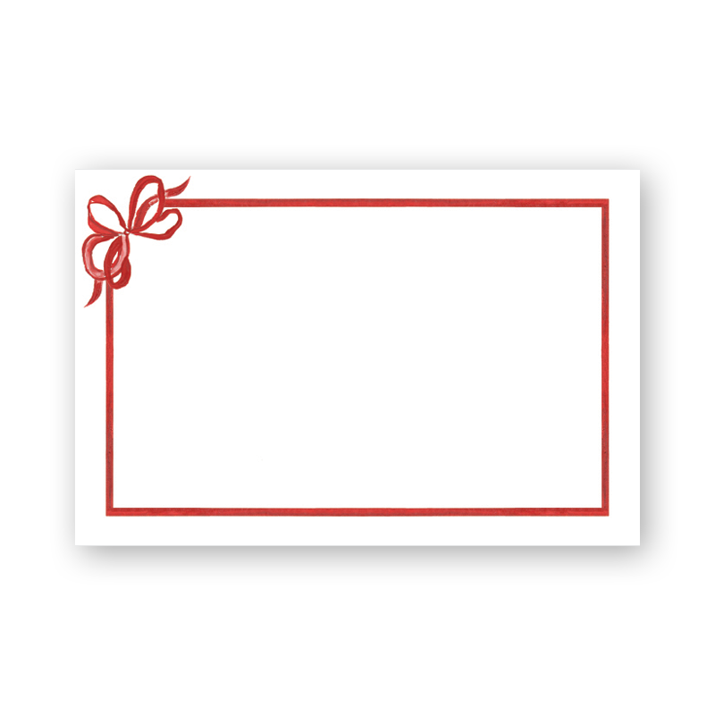 Holiday Bows Red Placemats