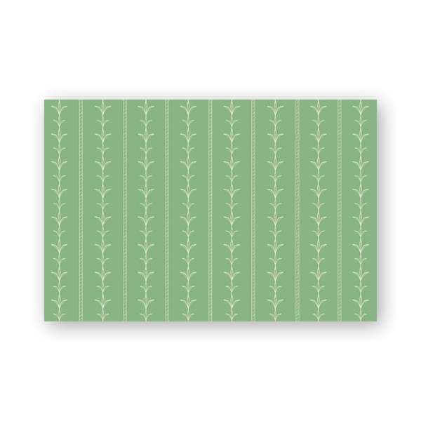 Palm Court Stripe Green Placemats
