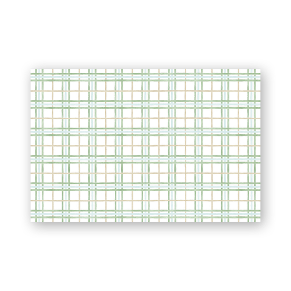 Lush Pines Plaid Placemats