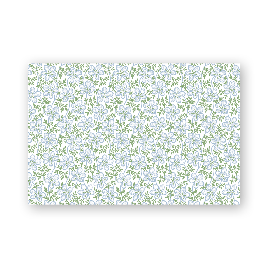 Ghost Blossom Blue Placemats